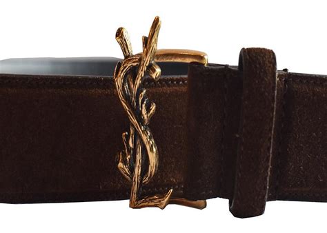 ysl brown suede belt|ysl belts for women.